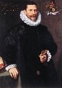 POURBUS, Frans the Younger, Portrait of Petrus Ricardus zg